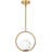 Logue 1 - Light Aged Brass Single Pendant