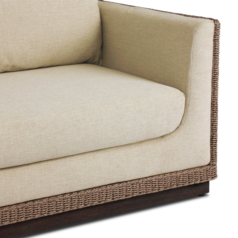 Cabot Outdoor Sofa-96''-Alessi Buff