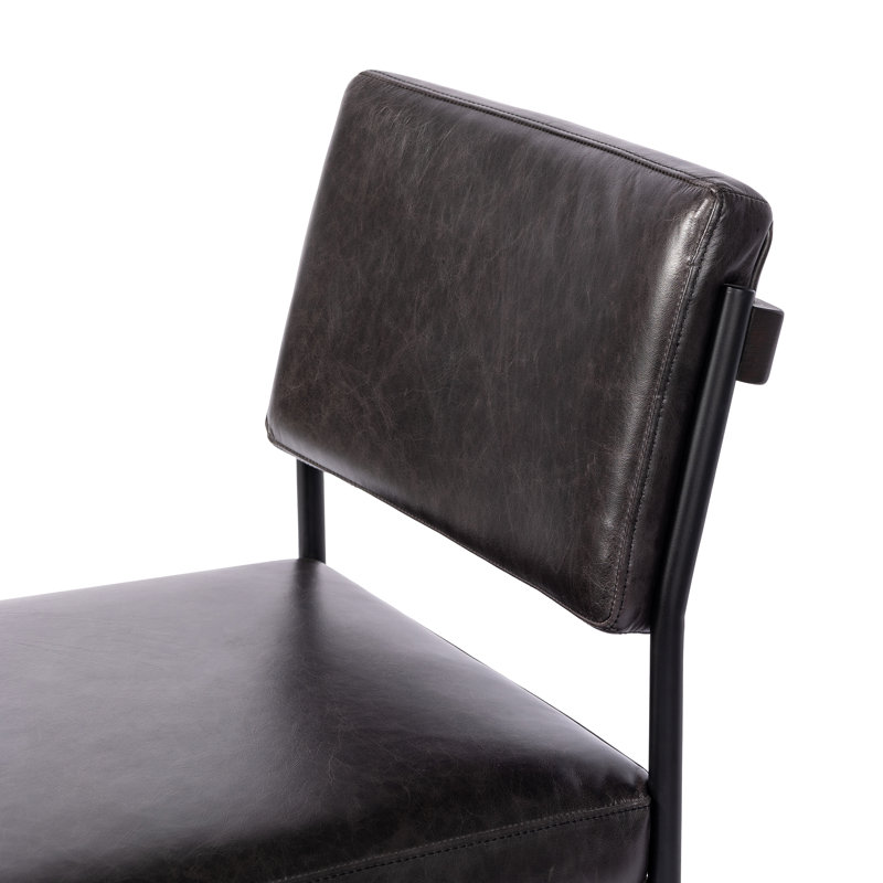 Popovich Dining Chair-Savile Flannel, Black