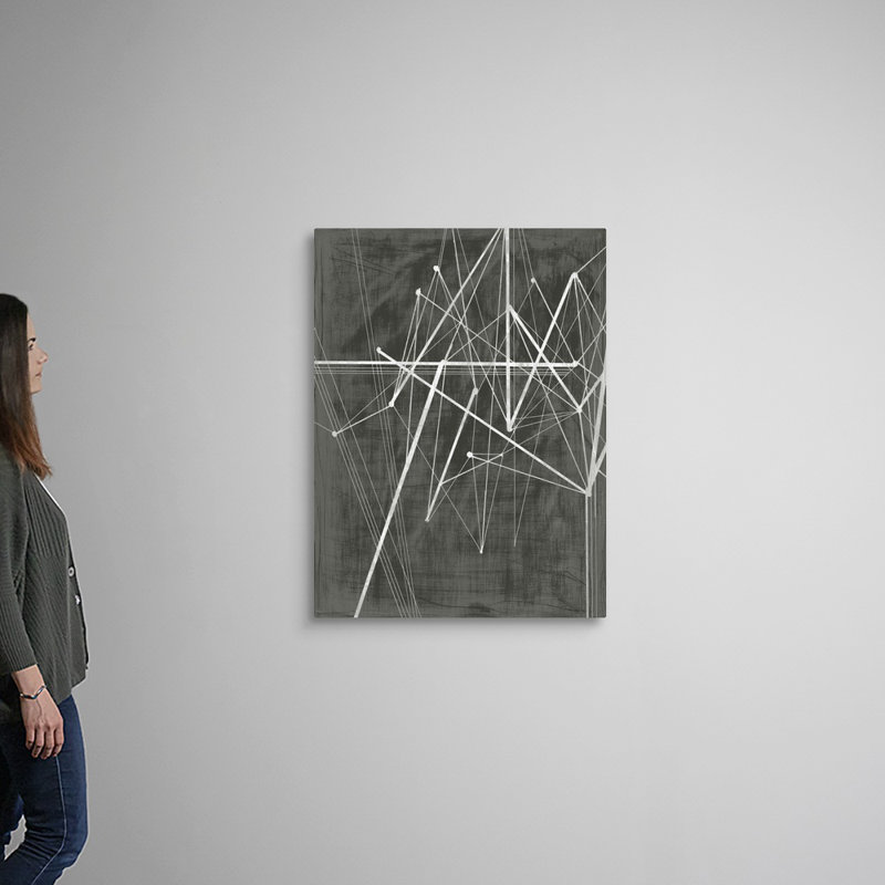 « Sommets II » par Ethan Harper-impression d’art graphique, Toile tendue, H 24 po x l 18 po x 1,25 po