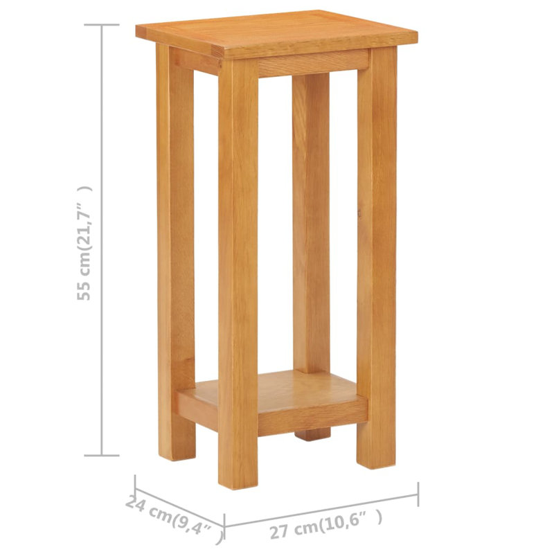 Table de bout en verre avec rangement