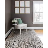 Katherine Wool Animal Print Area Rug