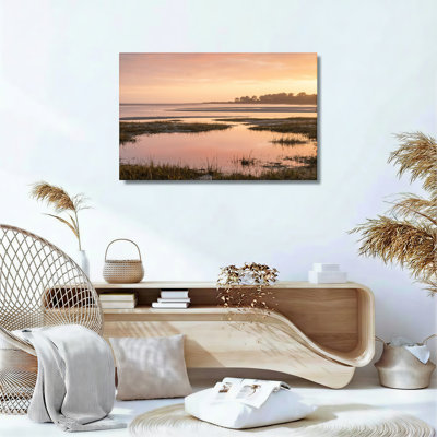 Ensemble de 1 tableau sur toile Sunset Marsh