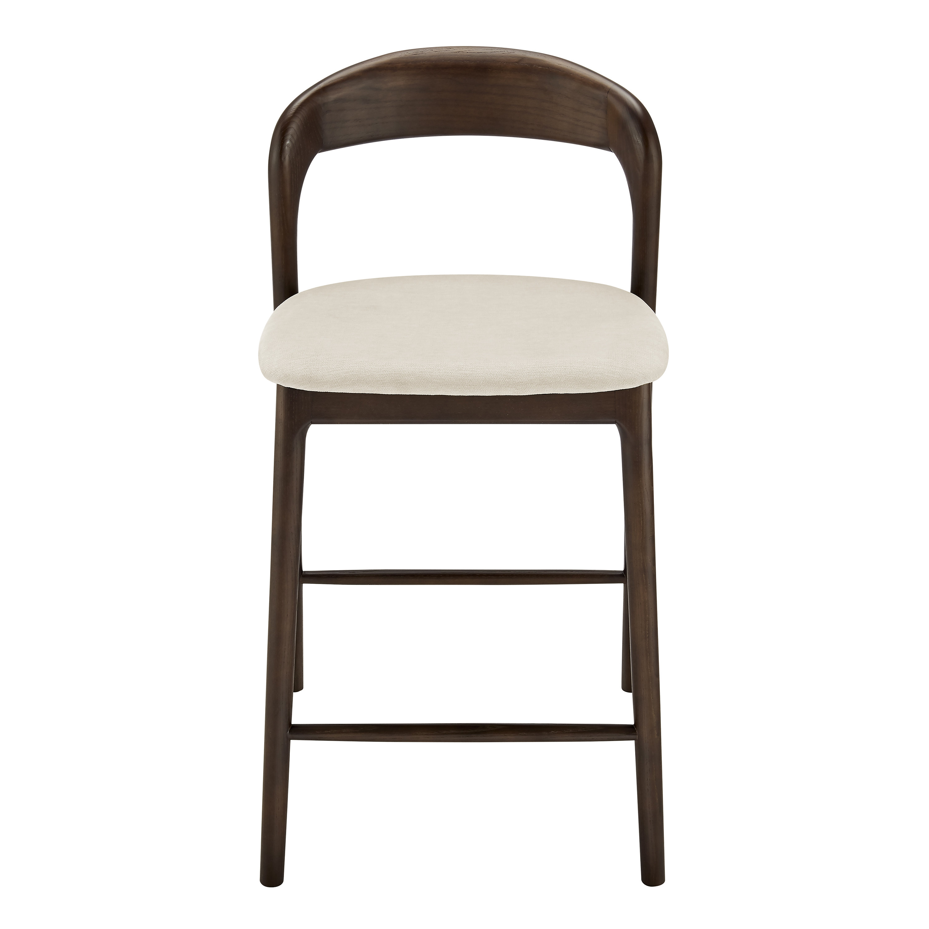 AllModern Spector Upholstered Solid Wood Counter Stool Wayfair