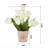 Faux Silk Tulip Arrangement in Pot