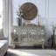 Buffet en bois massif à 4 portes 55,12 po Modern Light Luxury