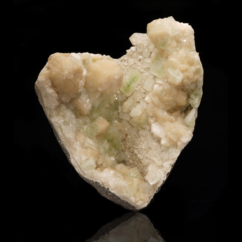 Stilbite et apophyllite verte de l'Inde / 9,5 lb