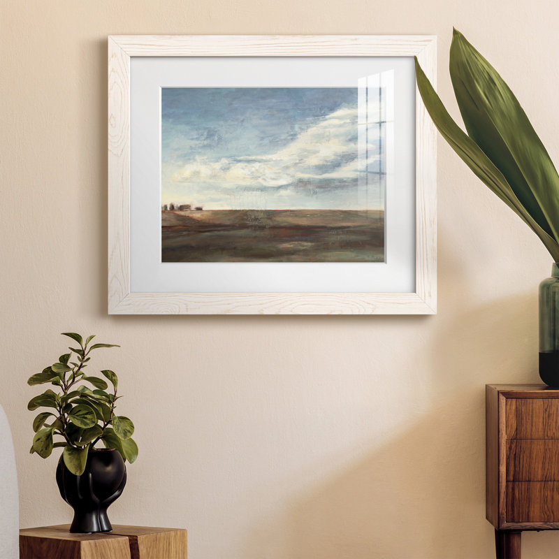 «Coming Storm», reproduction d'art sur papier encadré, H 24 po x l 18 po x P 1,5 po, Cadre blanc