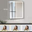 Miroir de salle de bain 24 po x 32 po à DEL avec éclairage avant et rétroéclairé, brouillard, 3 couleurs à intensité variable, verre trempé - désembuage à chauffage rapide et doux, options de couleurs, éclairage à longue durée de vie, blanc chaud naturel-129903691