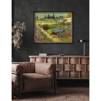 Vincent Van Gogh's Garden at Arles, Classic Art Reproduction, Giclee Print on Acid-Free Cotton Canvas