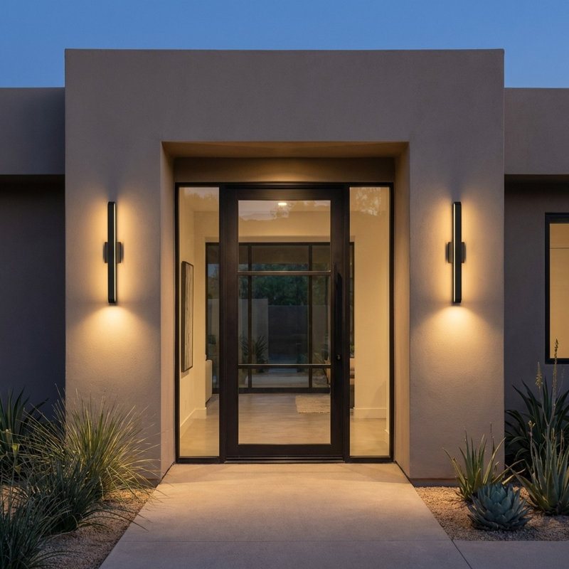 Lakemont LED Outdoor Wall, 4.5" H x 34" W x 3.54" D