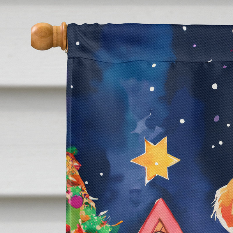 Double Sided Polyester Christmas, 40'' H x 28'' W