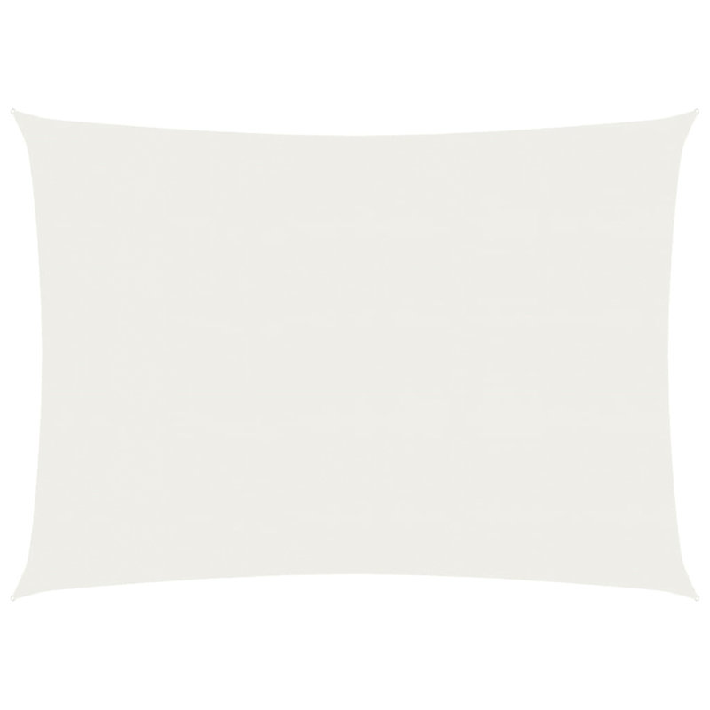 Attalus Rectangular Shade Sail, Cream, 5m x 6m