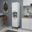 Armoire polyvalente moderne, blanche, 13,8 po x 60,6 po x 13,8 po | 100% panneau de particules enduit de mélamine, épaisseur: 0,7 pouce | Nombreuses tablettes, conception murale, solution de rangement élégante et fonctionnelle pour la maison et le bureau-109343758