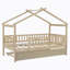 Lit maison en bois avec lit gigogne Billingsy-88594909