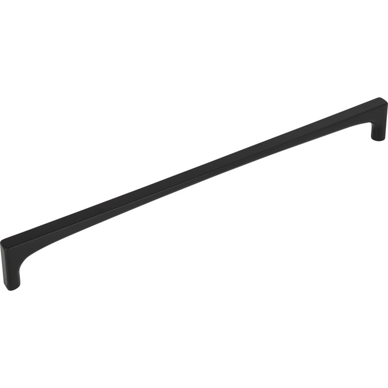 Riverside 8 13/16" Center to Center Bar pull, Flat Black, 8 13/16"