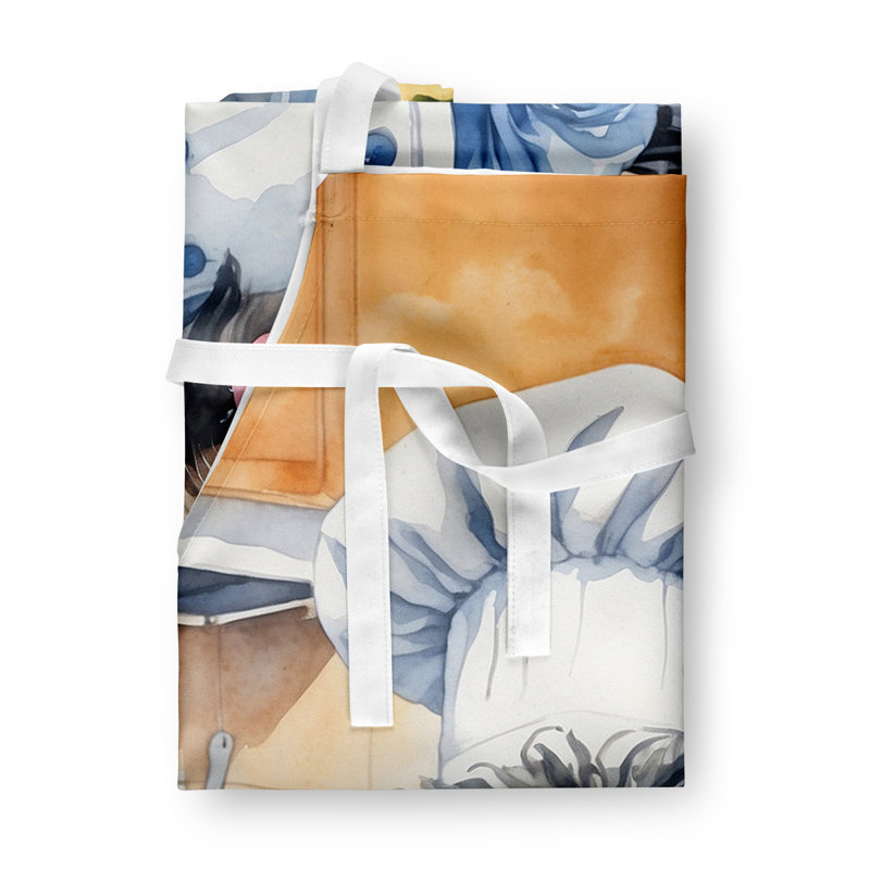 No Pattern Bib Apron