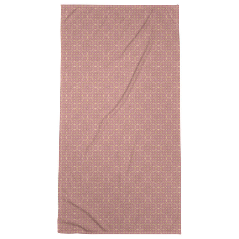 Katelyn Elizabeth Cotton Blend Bath Towel, Red/Yellow