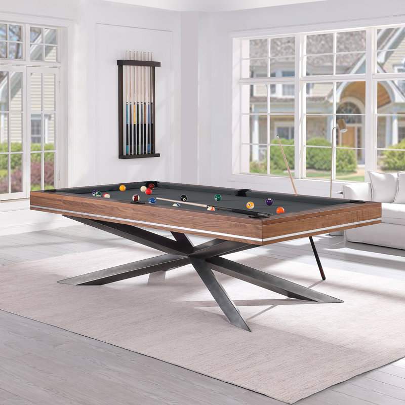 Playcraft Astral 8' Slate Pool Table with Professional Installation Included, No, Charcoal