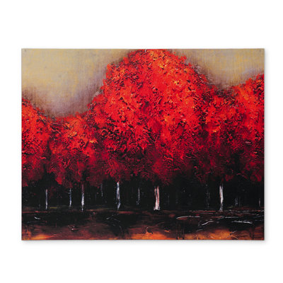 Napperon rouge rouge foncé