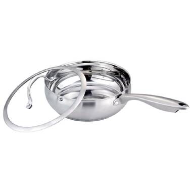 Stainless Steel Saucepan with Lid, Induction Ready