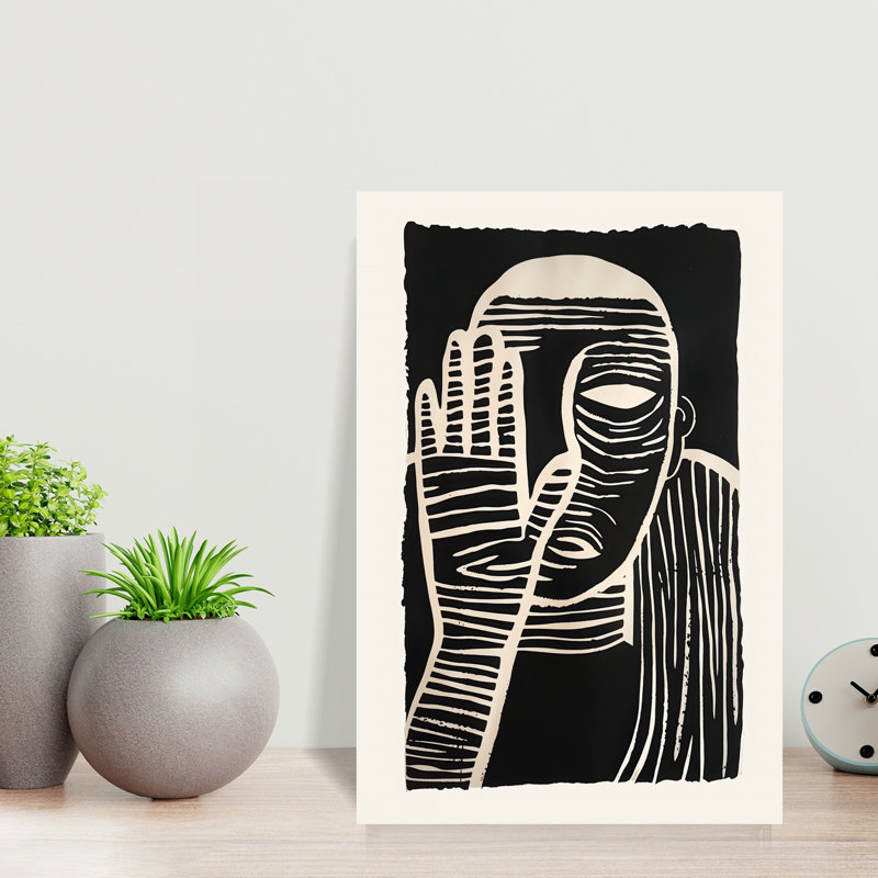 Whispering Man by Andreas Magnusson - Wrapped Canvas Print, 45.72 cm H x 30.48 cm W