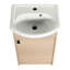 Meuble-lavabo de salle de bain - Lavabo autoportant de 18 pouces, apparence élégante