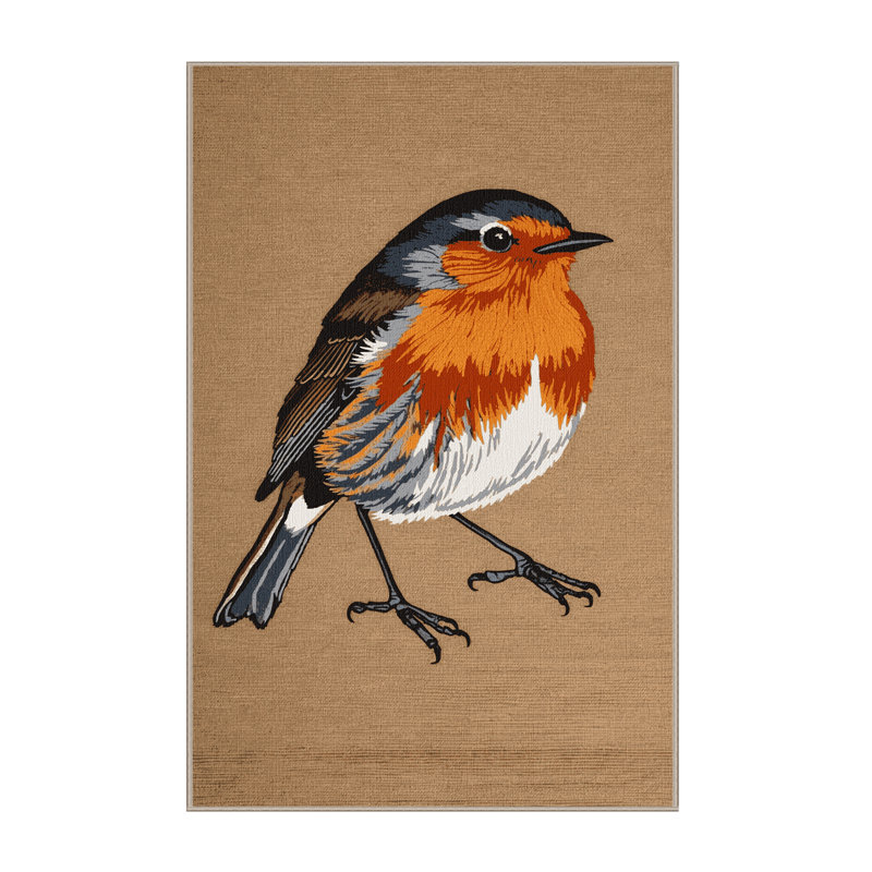  Tapis lavable American Robin Birds, Tapis de couloir 2 pi x 5 pi