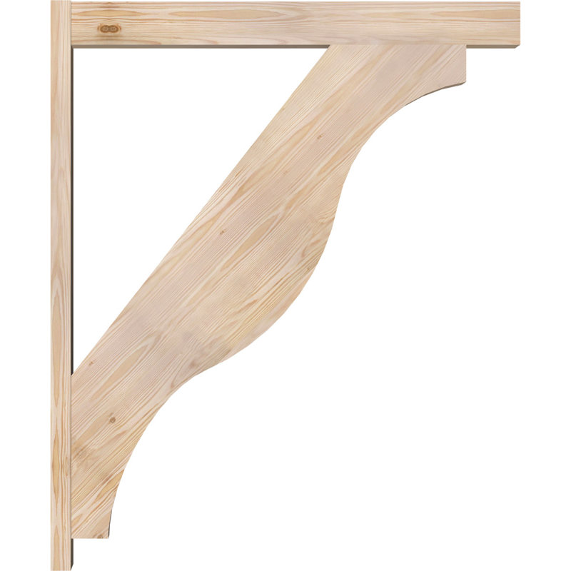 Funston Block Outlooker, 38" D x 46" H, 5 1/2" W Douglas Fir (Smooth)