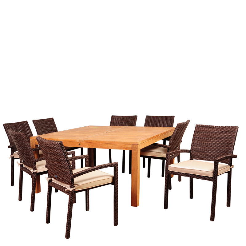Ensemble repas 9 pièces avec coussins Anautica