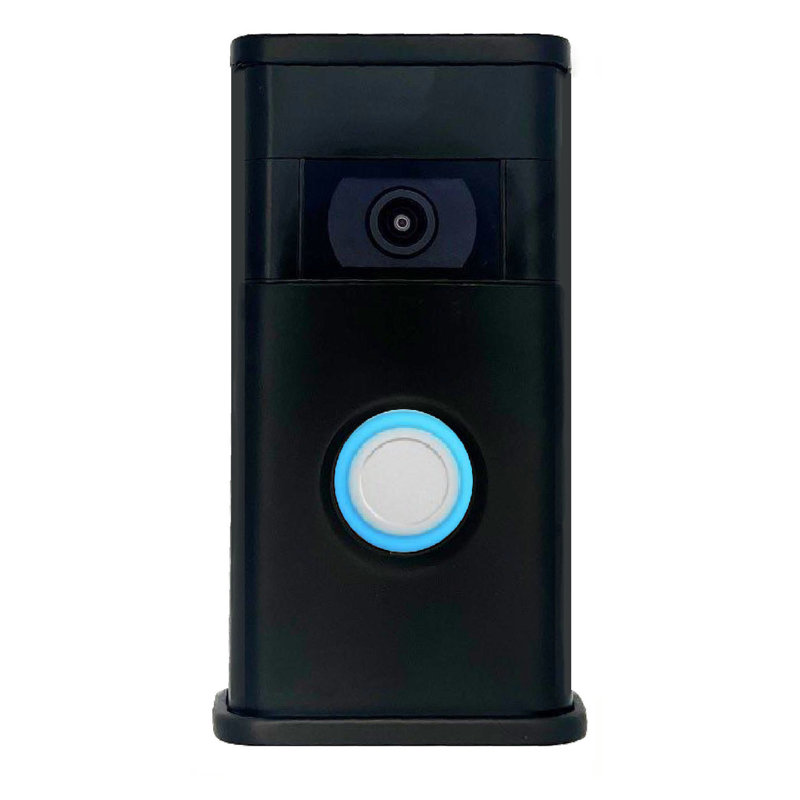 Housse de sonnette traditionnelle (compatible avec Ring 2nd Gen), Noir, noir, noir, noir