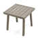 Table d'extérieur en aluminium 1 pièce Nevim avec cadre peint à la main