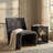 Arqon  - Modern Mid Century Black Ash End Table