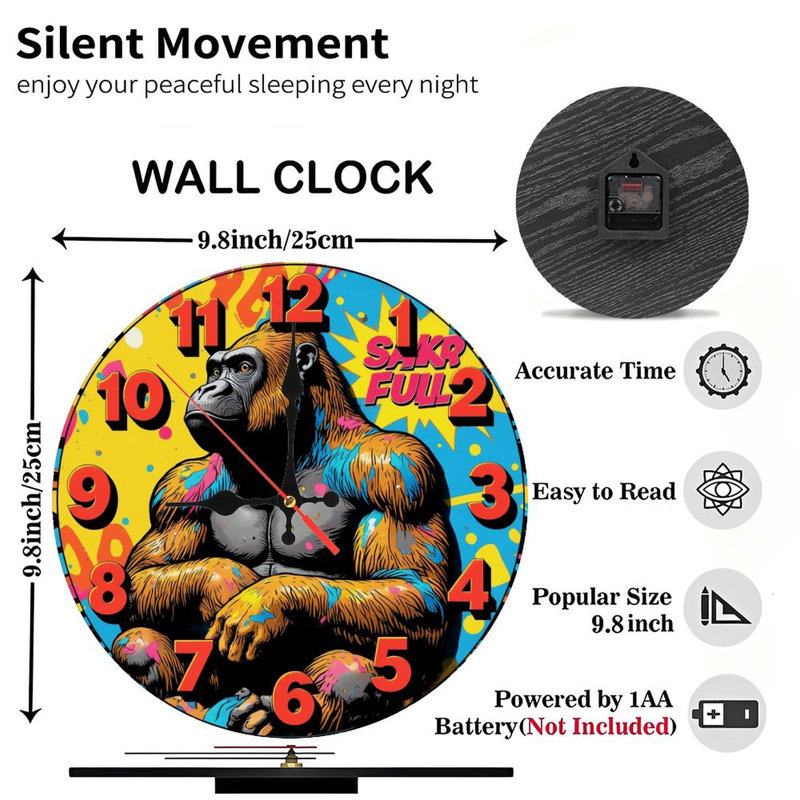 Horloge Gorilla