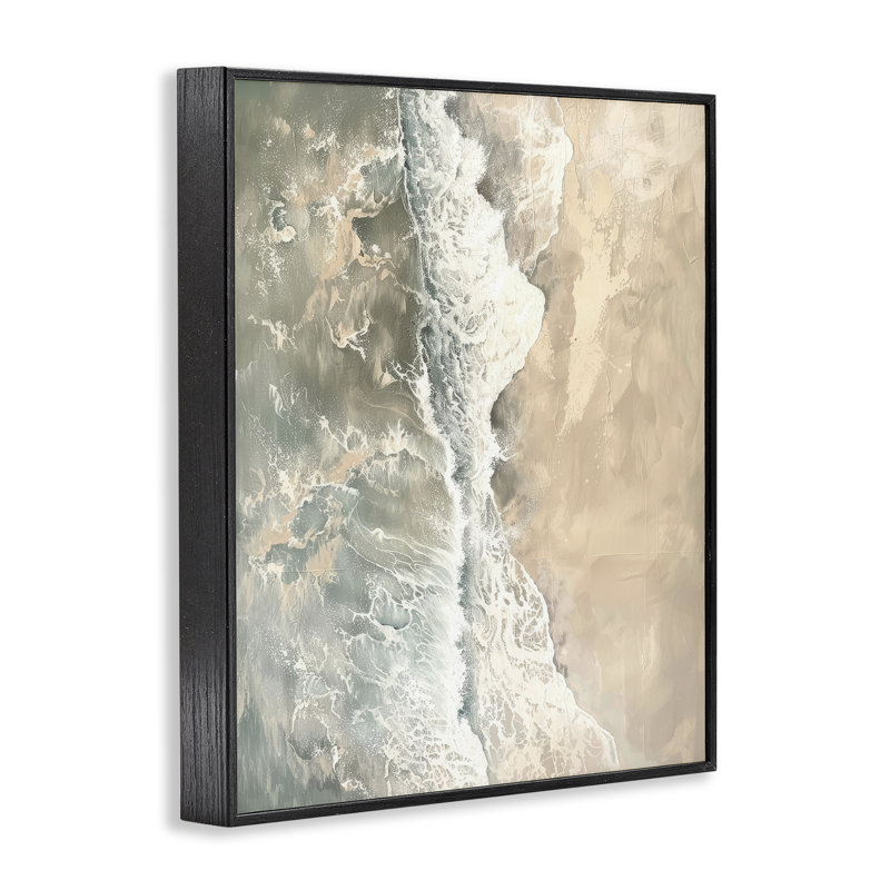  Giclée sur plage verticale par Petal Prints Design, H 14 po x l 11 po, Giclée encadrée noir minuit