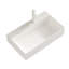 Lavabo de salle de bain 24 po sans armoire LOFI, cuve en céramique blanche