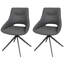 Leather Swivel Dining Chair-1229601355