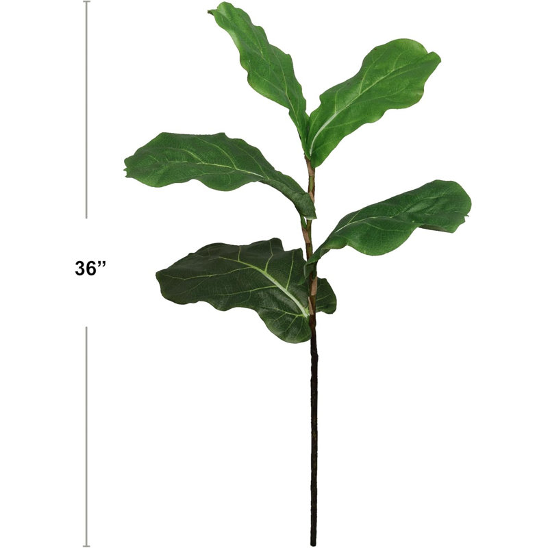 Faux Fiddle Leaf Fig Tree – Tall Indoor Plant in Pot