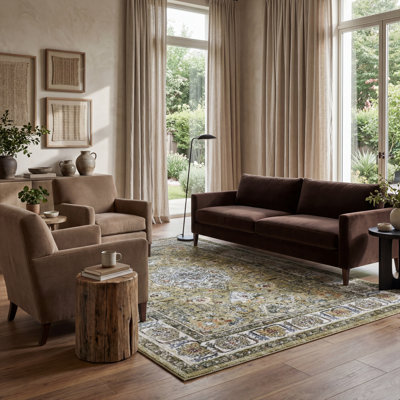  Valencia SpinClean Traditional Persian Machine Washable Area Rug