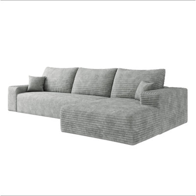 107" Cloud Sectional Couch with L-Shape Chaise,Modern Modular Sofa with Deep Seat, Upholstered Couches for Living Room Bedroom,No Assembly Required, P