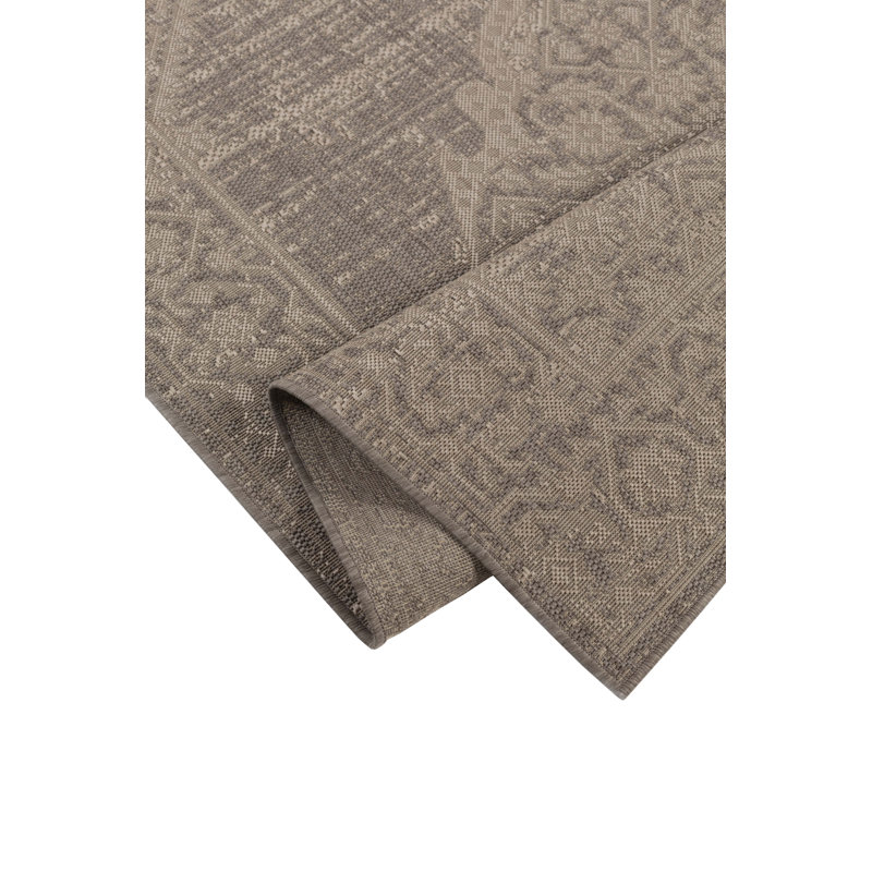 Tapis d'intérieur / extérieur beige Jackman, Rectangle 2 pi x 3 pi