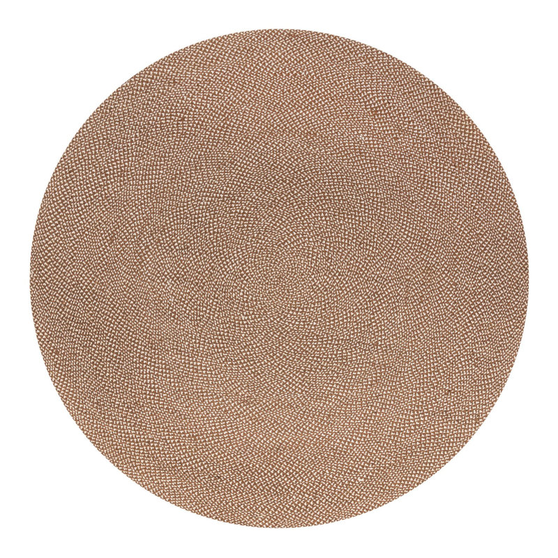  Tapis en jute tressé Tweed, Rond 10pi