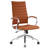Modway Black Vinyl Jive Ribbed High Back Executive Office Chair-704633470