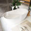 59'' x 29.5'' Freestanding Soaking Solid Surface Bathtub