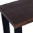 Glendive 90" Distressed Mango Solid Wood Console Table, Sawn Farmhouse Dark Brown-1114302820-1108375254