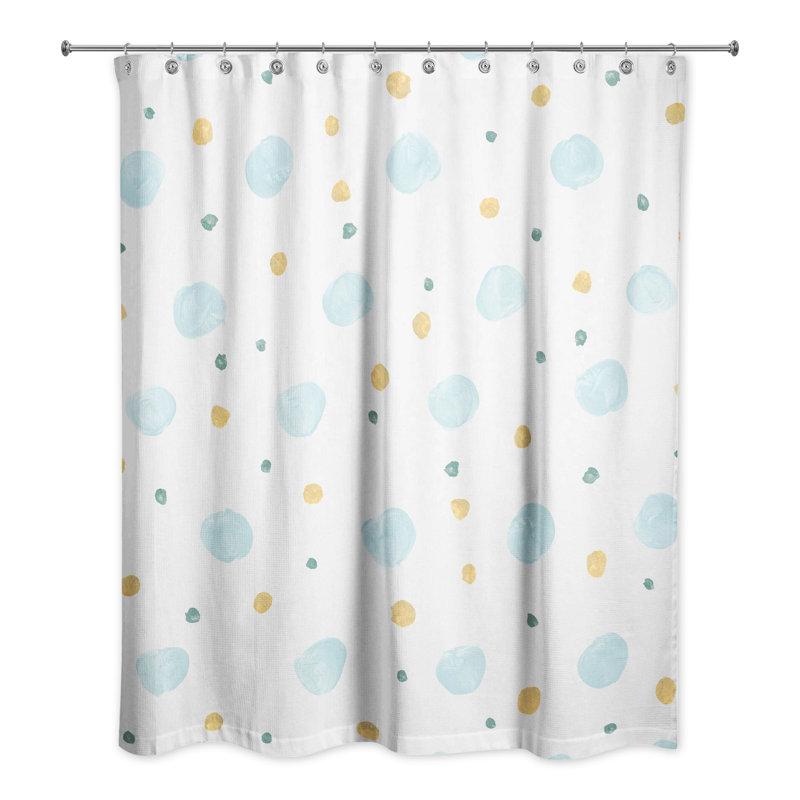 Rideau de douche Roselea, Bleu