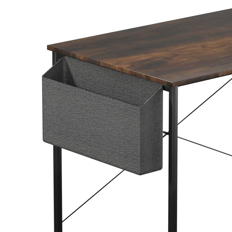 Alaz L-Shaped Steel Computer Desk, 74cm H x 120cm W x 80cm D
