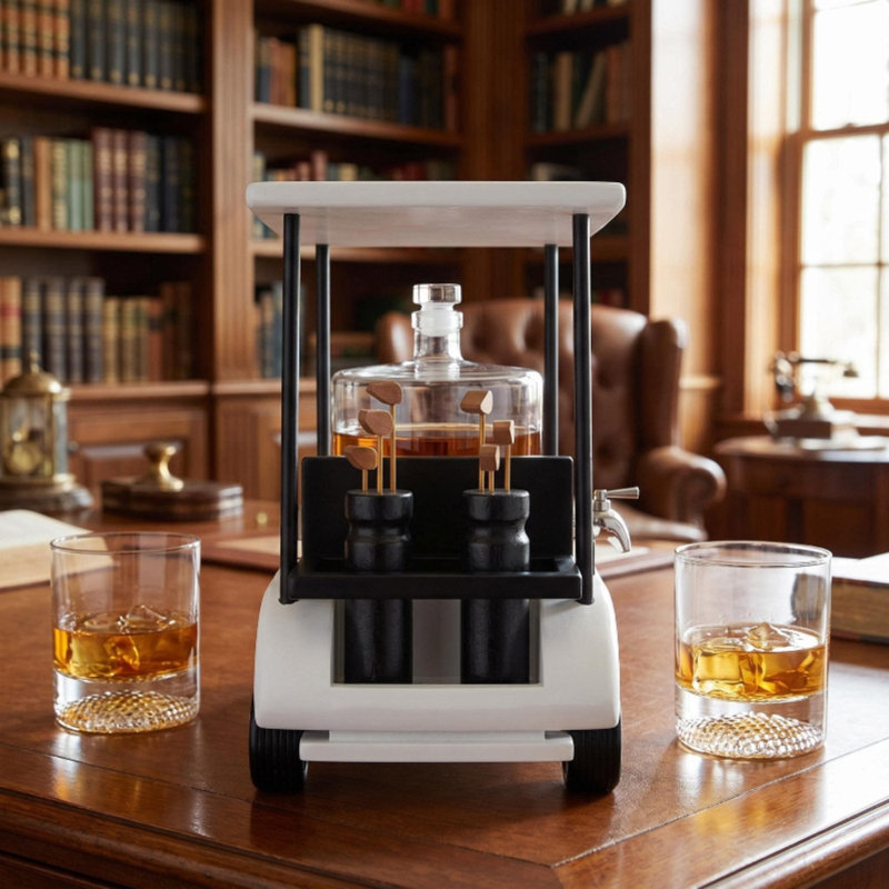 Ensemble de distributeur de carafe à whisky Back Nine