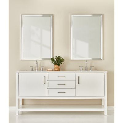 Willow Mirror Polished Chrome