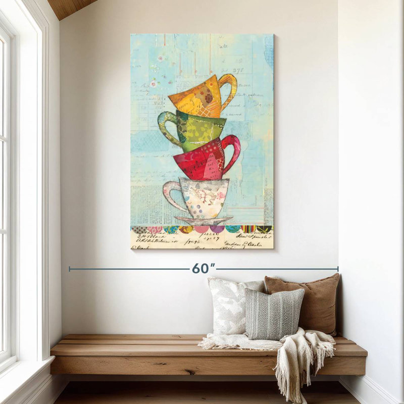 Yarlin Tea Time Cups, 48" H x 32" W
